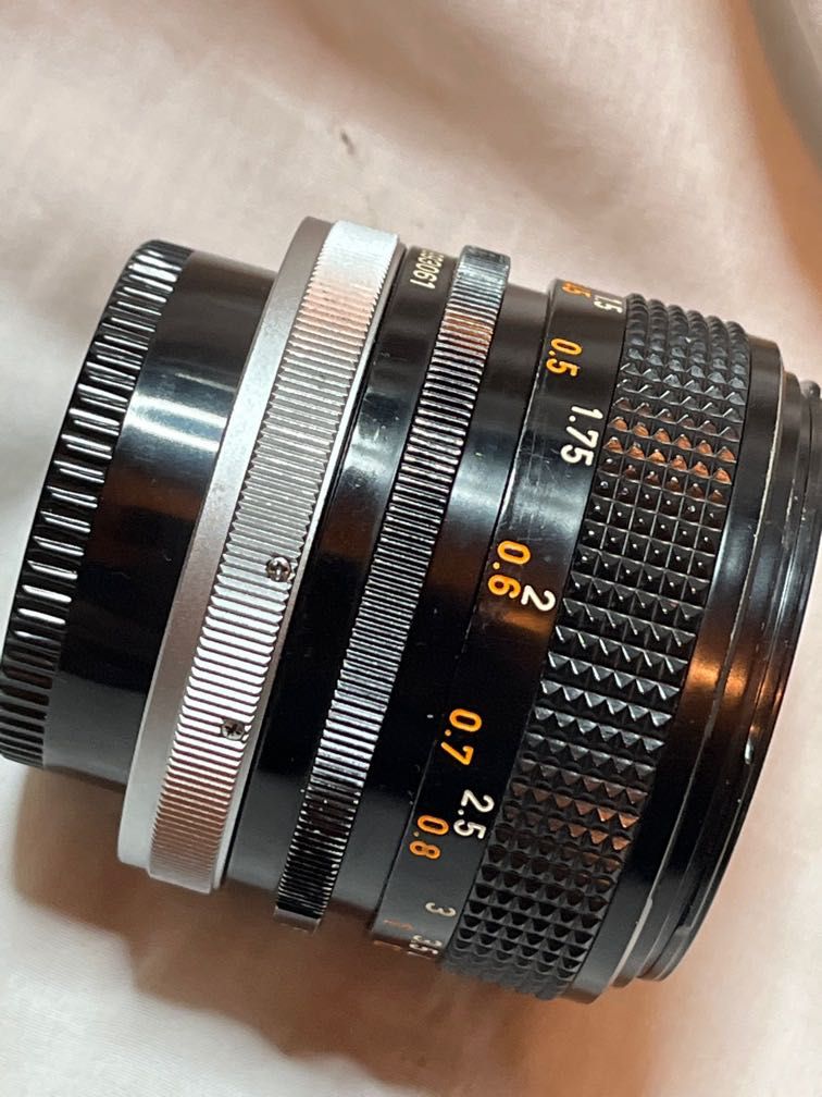 OBJECTIF STANDARD CANON FD 50 mm F/1.4 SSC SSC MF pour monture FD JP