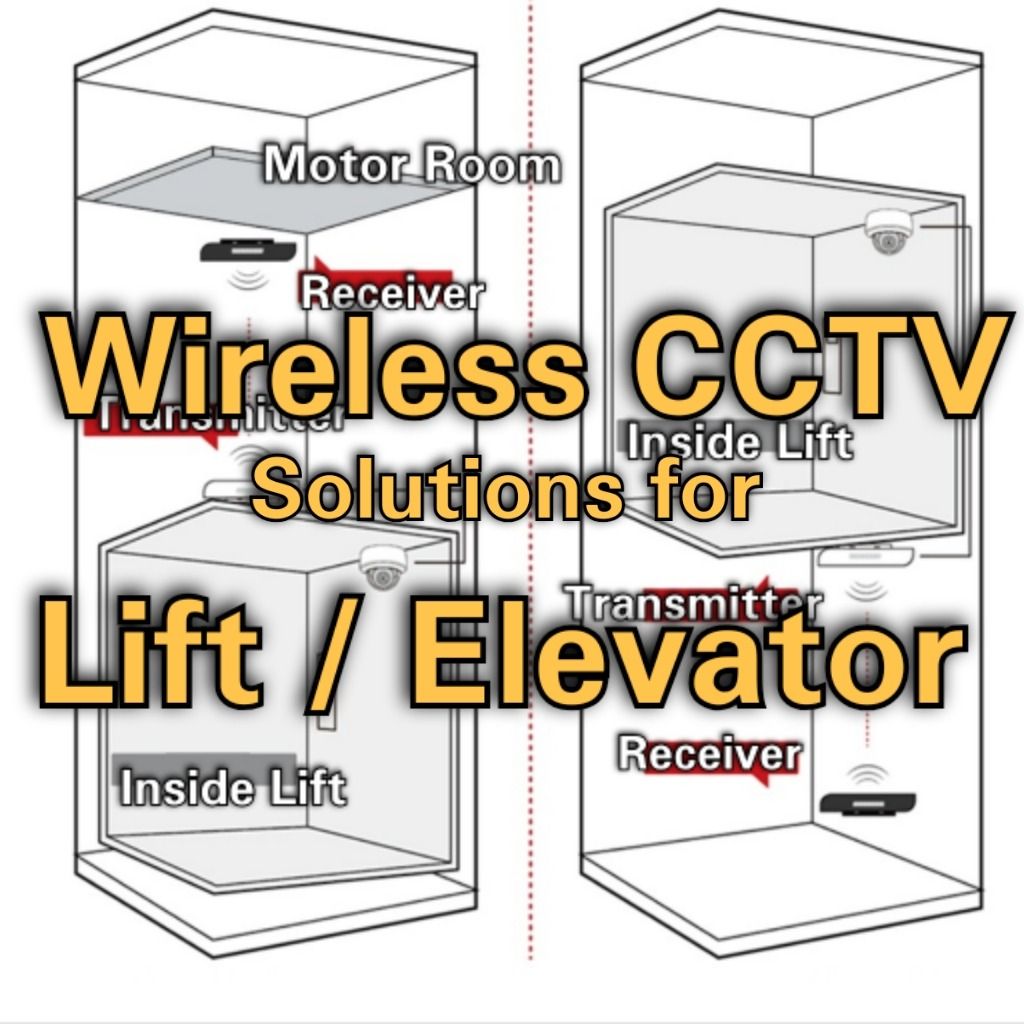 Wireless CCTV Solution for Lift Camera For Condo MCST HDB Industrial