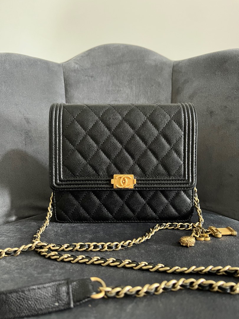 Chanel Boy WOC, Women's Fashion, Bags & Wallets, Crossbody Bags on