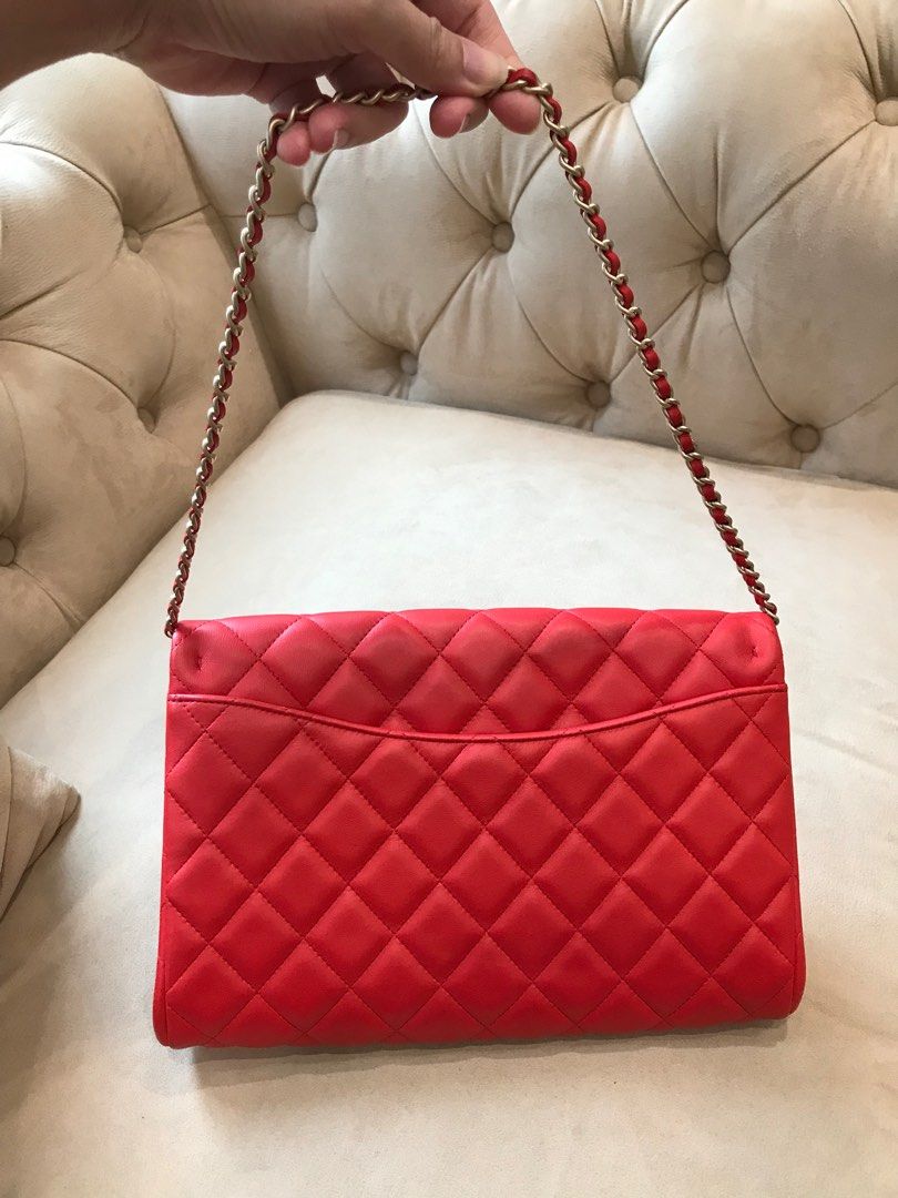 Chanel Clutch With Chain, Luxury, Bags & Wallets on Carousell
