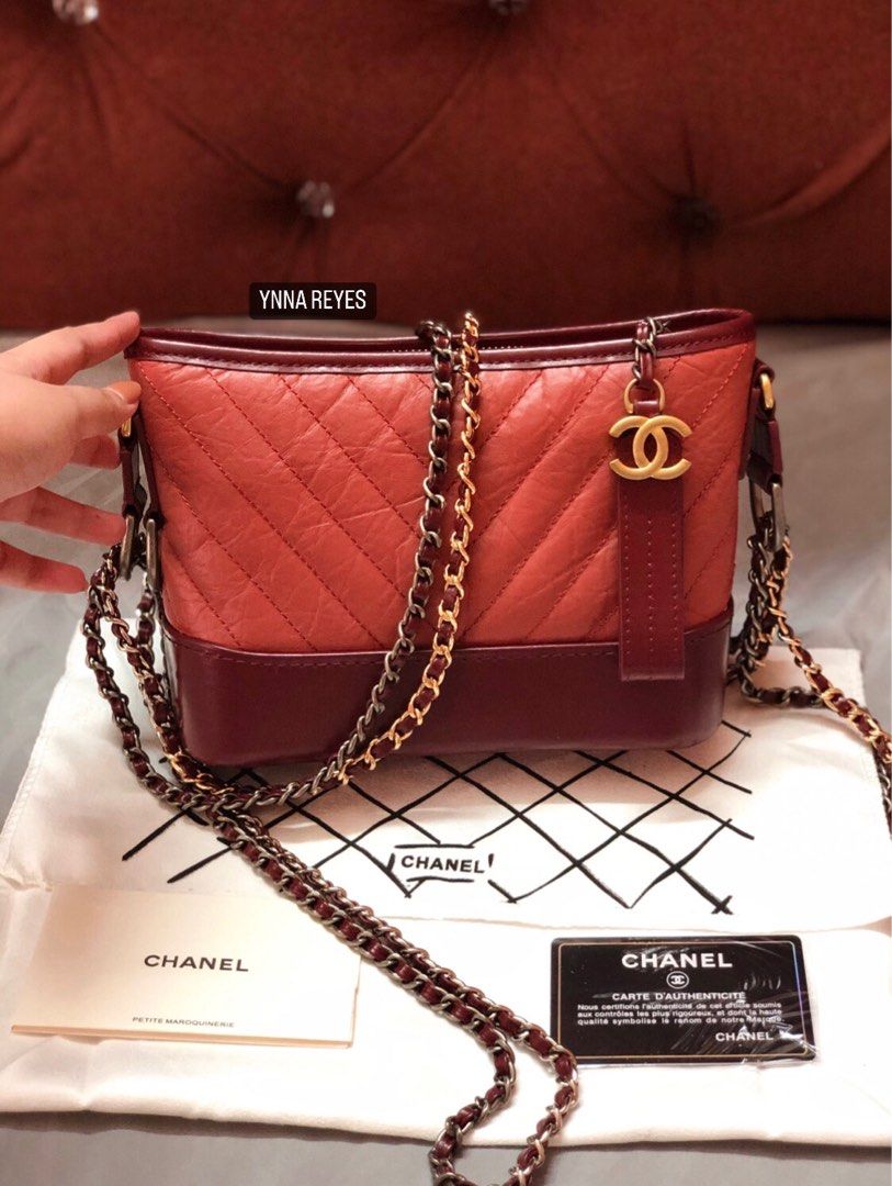 Chanel Gabrielle Mini Chainlink Tweed Two Tone Crossbody Bag CC-0806N-0001