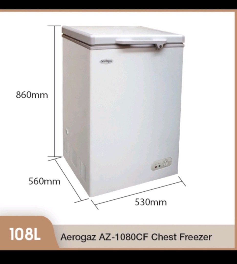Chest Freezer 100L Lightly Used, TV & Home Appliances, Kitchen