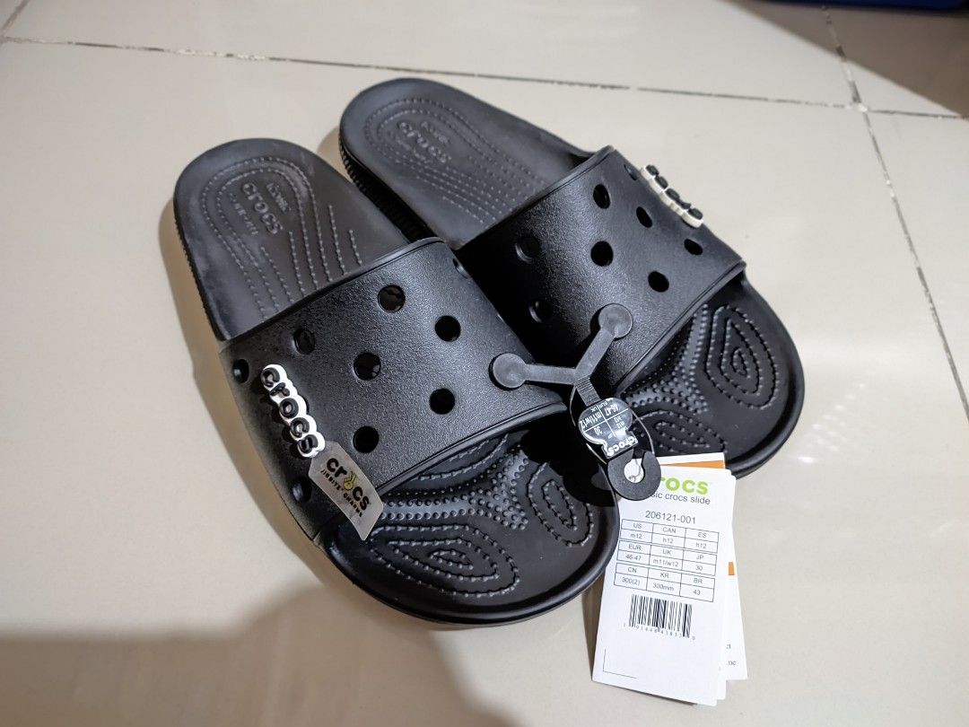 Classic Crocs Slides M12 Size 12, Men's 