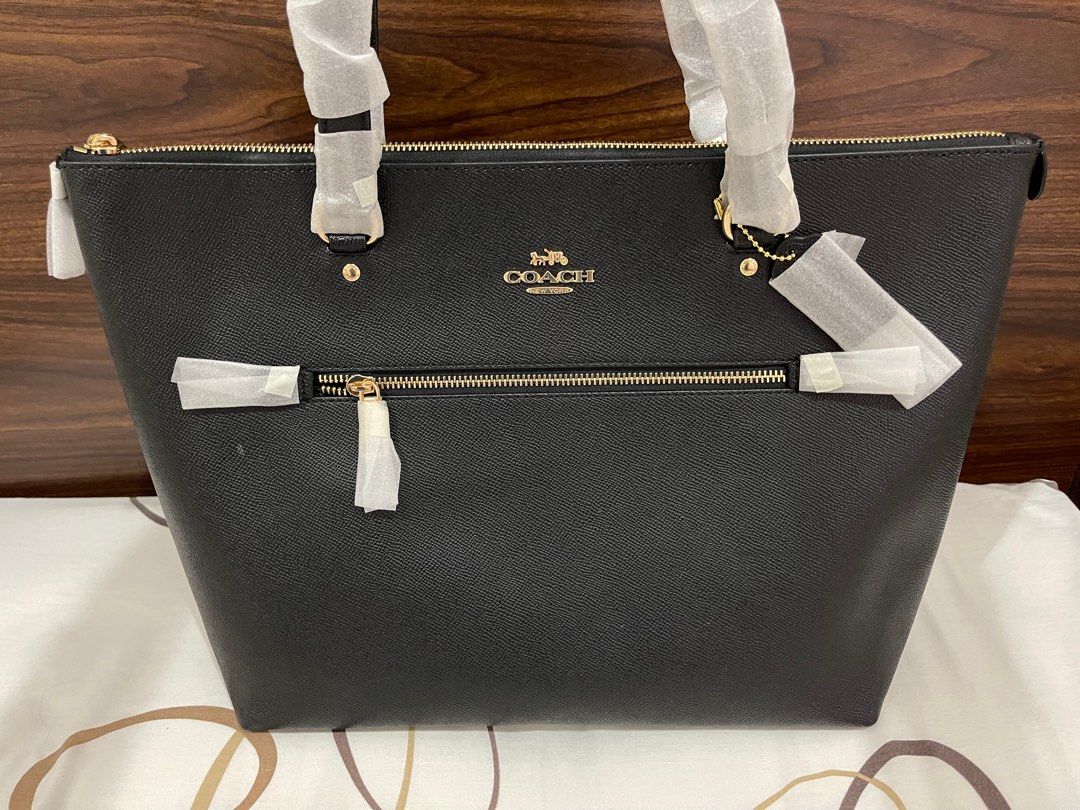 Coach leather tote bag large, Barang Mewah, Tas & Dompet di Carousell