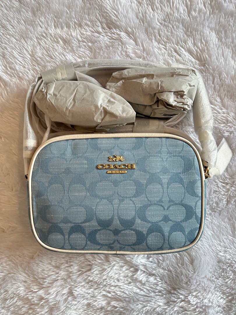 Coach Mini Jamie Camera Bag In Signature Chambray, Women's Fashion