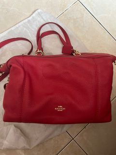 Coach Satchel Red