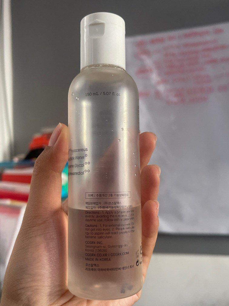 COSRX AHA BHA VIT. C TONER (Category: Face Care) located in Muntinlupa City. Submitted by Hellokeith (Listing ID 1194608089, Image 3). Description: 40% A very hydrating toner that brightened my face even y dark spots. .