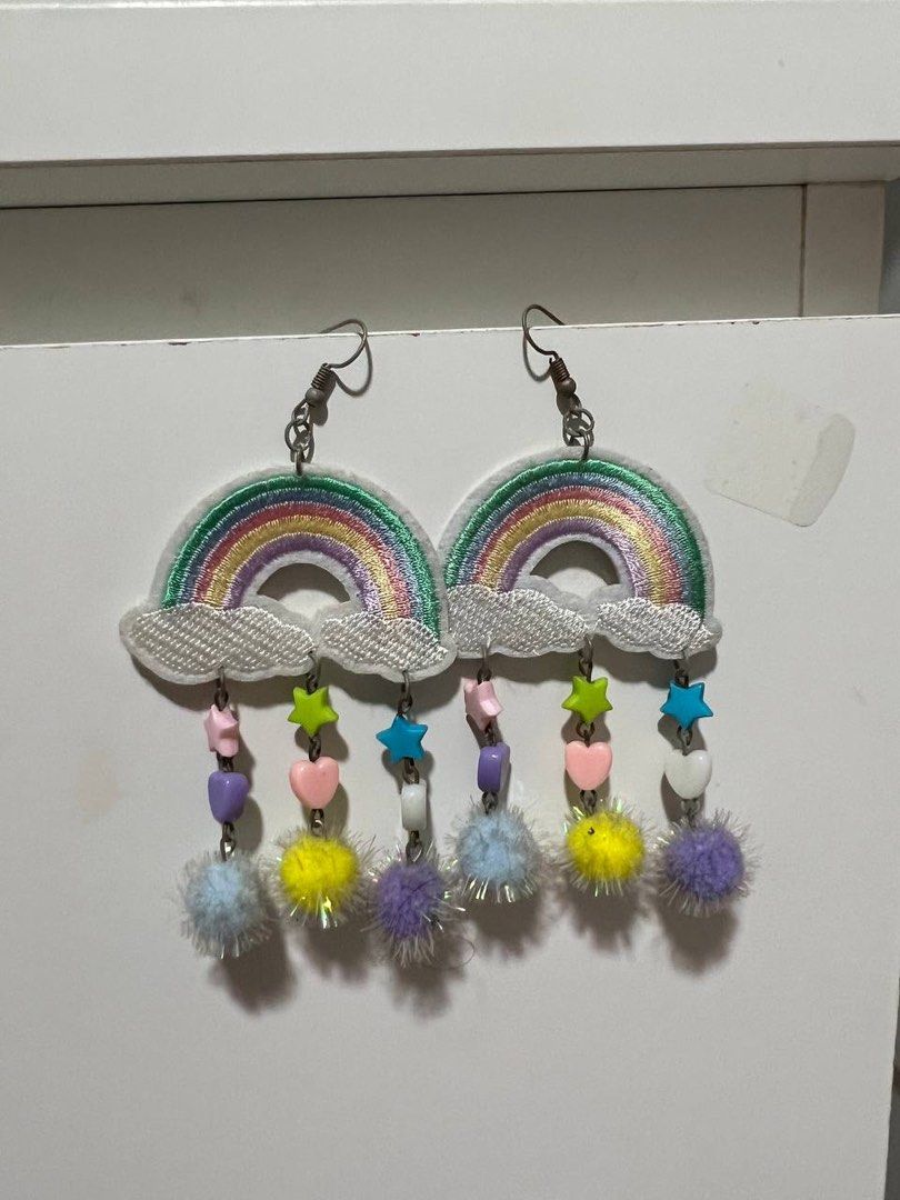 Rainbow earrings new arrivals