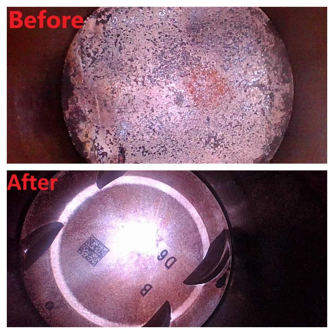 Decarbonize Engine Piston Combustion (Category: Fluid & Filter Services) located in Singapore. Submitted by onezone (Listing ID 1190247608, Image 1). Description: 2023 New Product Engine Decarbonize piston combustion come with Engine oil servicing what included @ $380 latest package. For Japan & Korean with 4 cylinder car only 1) Engine piston Decarbonize 2) Engine Oil 4L 3) Oil filter 4) Additional oil @ $15 per liter ==================== Just a