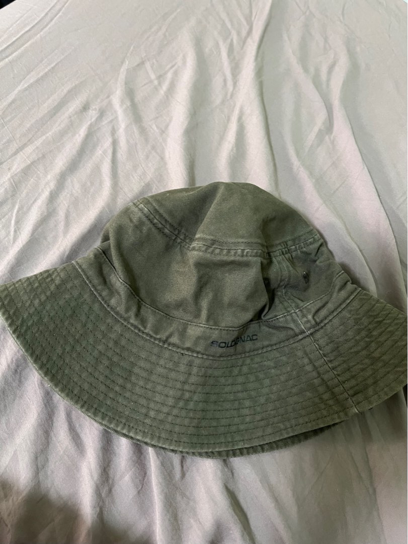 Olive Green Crochet Bucket Hat