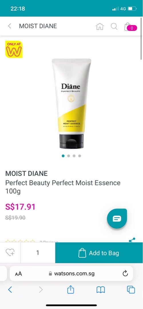 DIANE Perfect Beauty Perfect Moist Essence, Beauty & Personal Care, Hair on Carousell