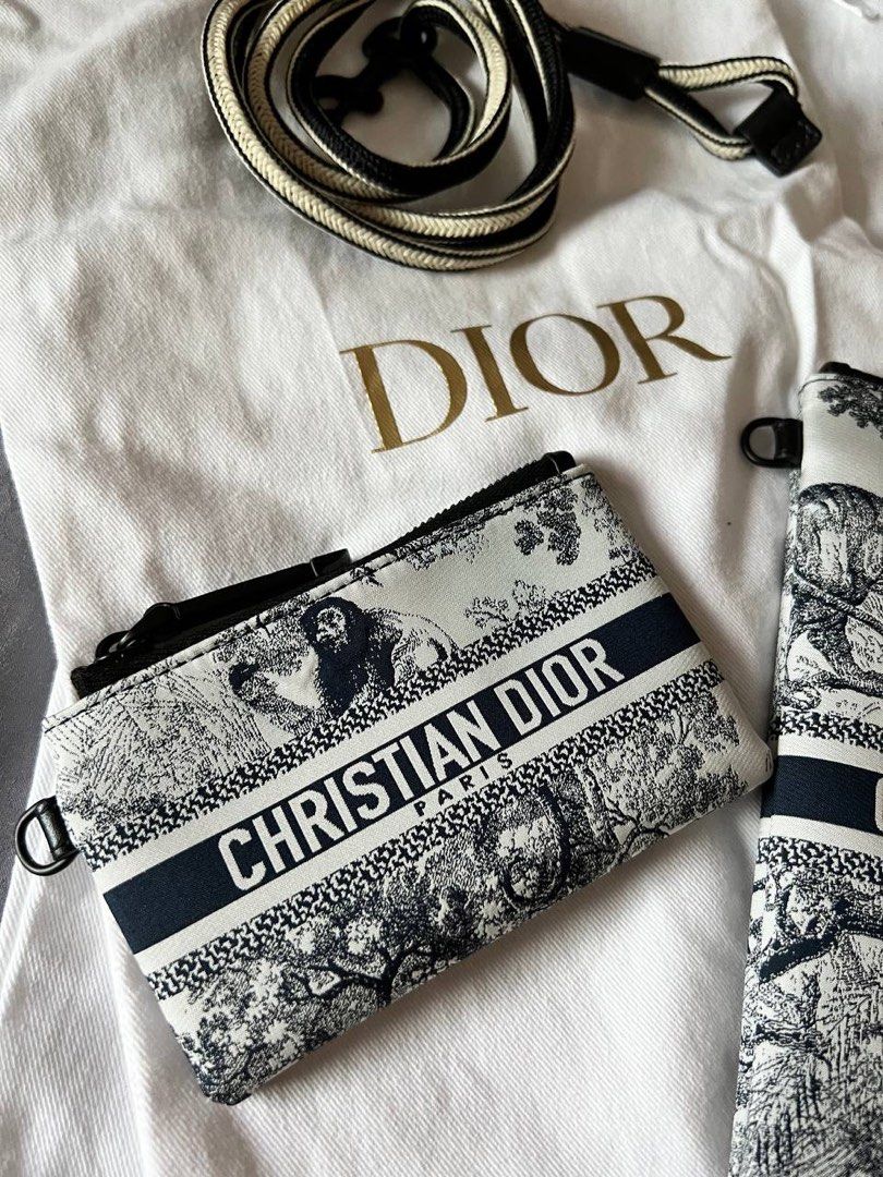 Christian Dior 2021 Toile De Jouy DiorTravel Multifunction Pouch