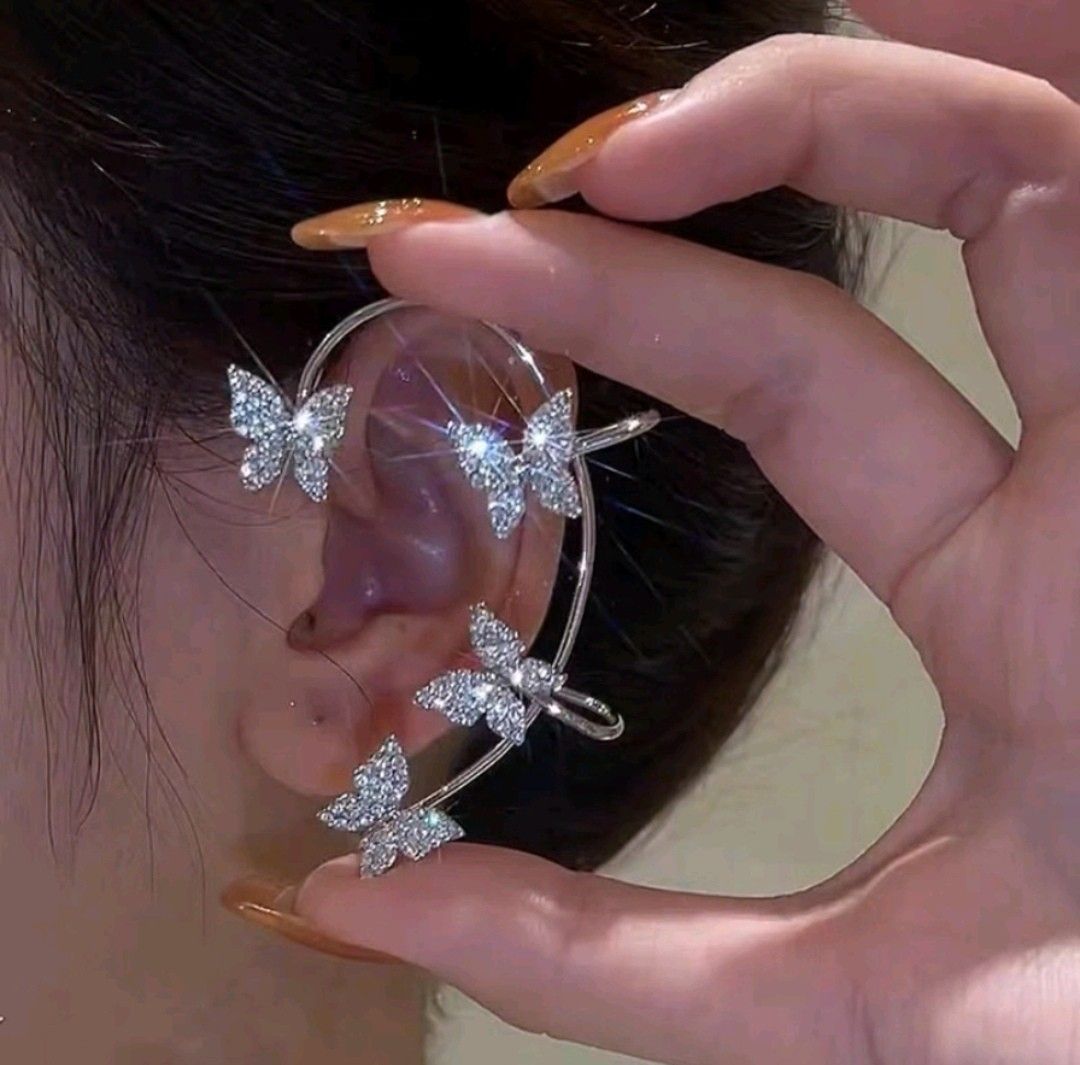 Fake crystal earrings best sale