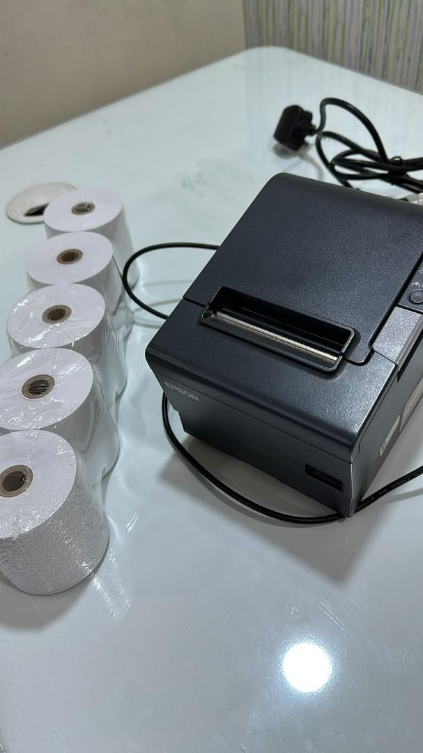 Epson TMT88V Thermal POS Receipt Printer with Free Receipt Rolls