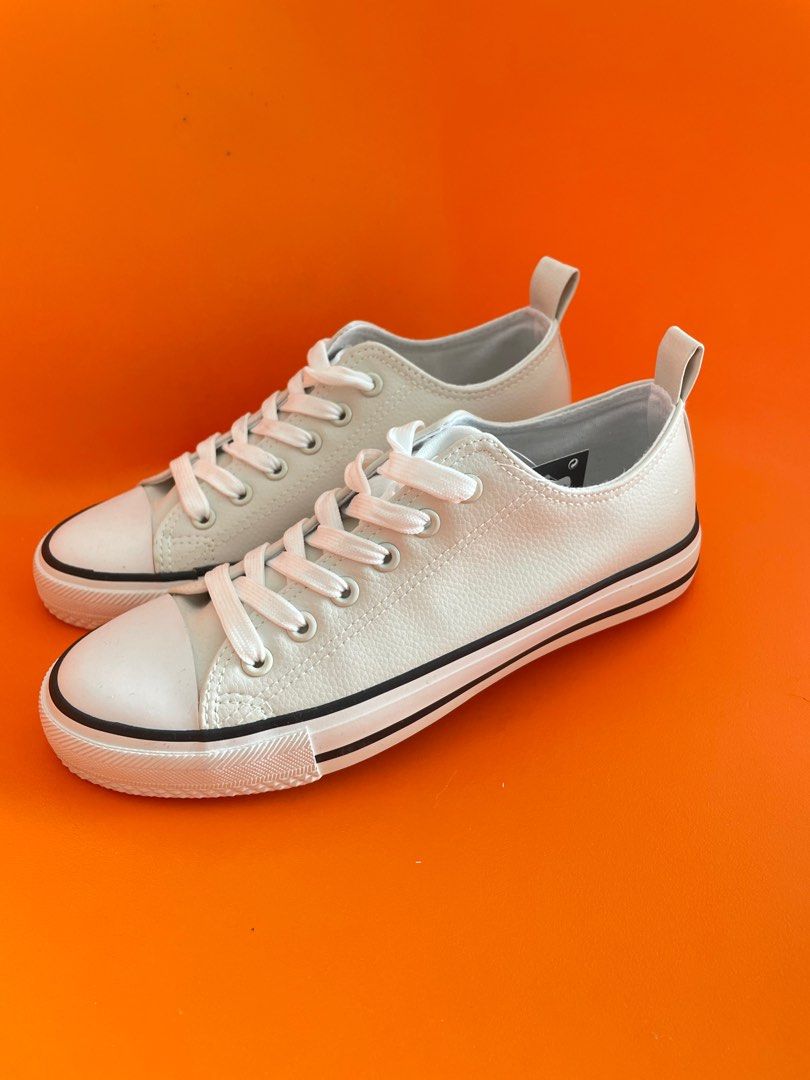 PU leather white shoe UK Size 5