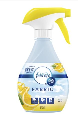 FEBREZE FABRIC REFRESHER with AMBI PUR SPRAY 370ML ANTI-BATERIAL