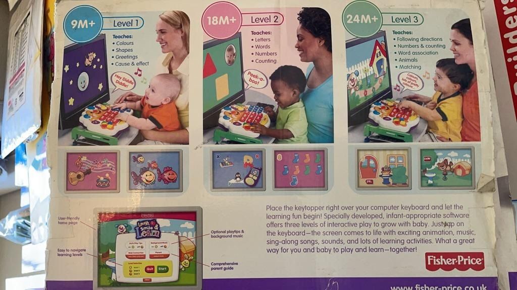Fisher price computer on sale learning system
