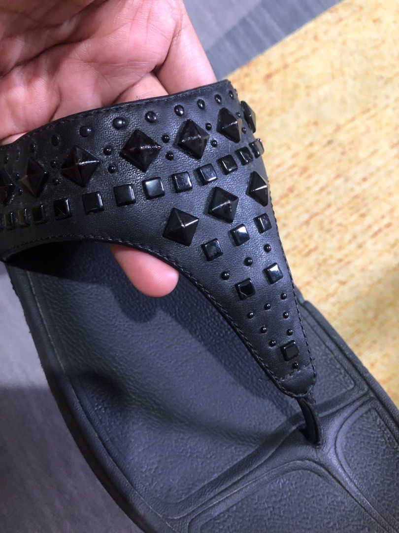 FitFlop Biker Chic Slip On Women s Fashion Footwear Slippers