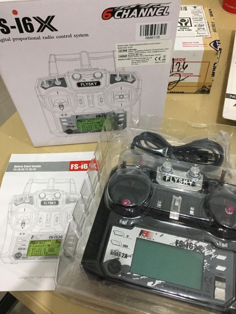 FlySky FS-i6X Transmitter with FlySky Compatible Receiver