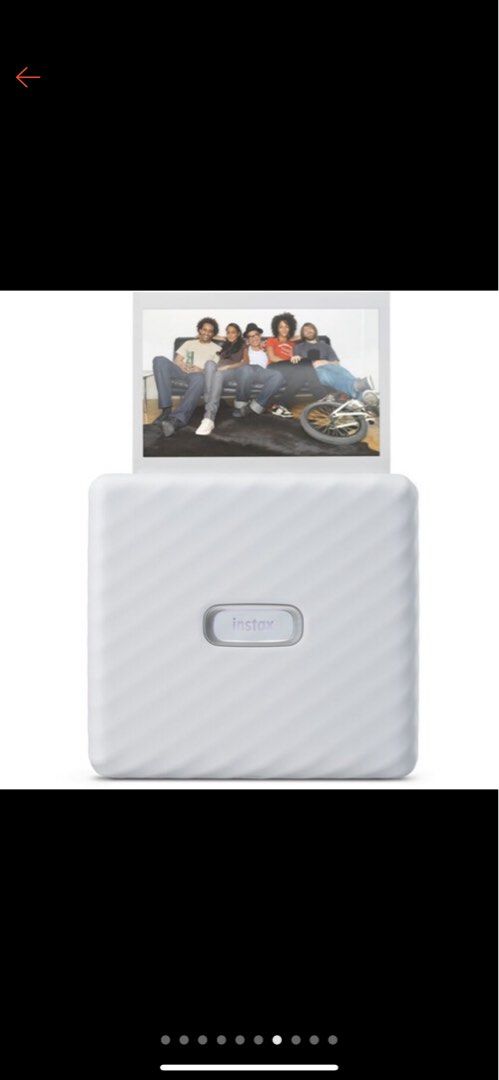 Fujifilm Instax Link Wide Smartphone Printer (Category: Camera Bags & Carriers) located in Quezon City. Submitted by lovedbymaris (Listing ID 1194626962, Image 3). Description: Brand new actually kadedeliver lang kanina (Nov 4, 2022) just tested it printed 4 pictures very nice and easy to use neto no issue, no flaws, no damage! Color: Ash Gray RFS: Bought a Canon printer instead for Photo Album kasi i like printed not polaroid copy .