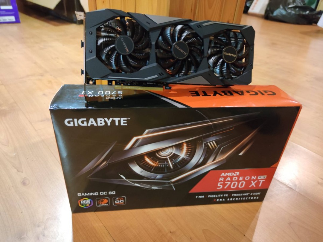 Gigabyte RX5700 XT Gaming OC 8GB GDDR6 RX 5700 Radeon Graphics GPU ...
