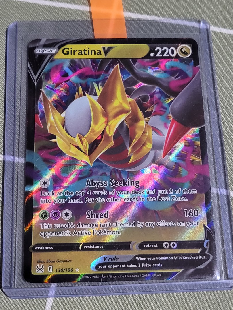 Pokemon Giratina V 130/196， Mismagius 212/193， Gardenia´s Vigor