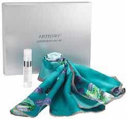 Green Floral Silk Scarf BRAND NEW