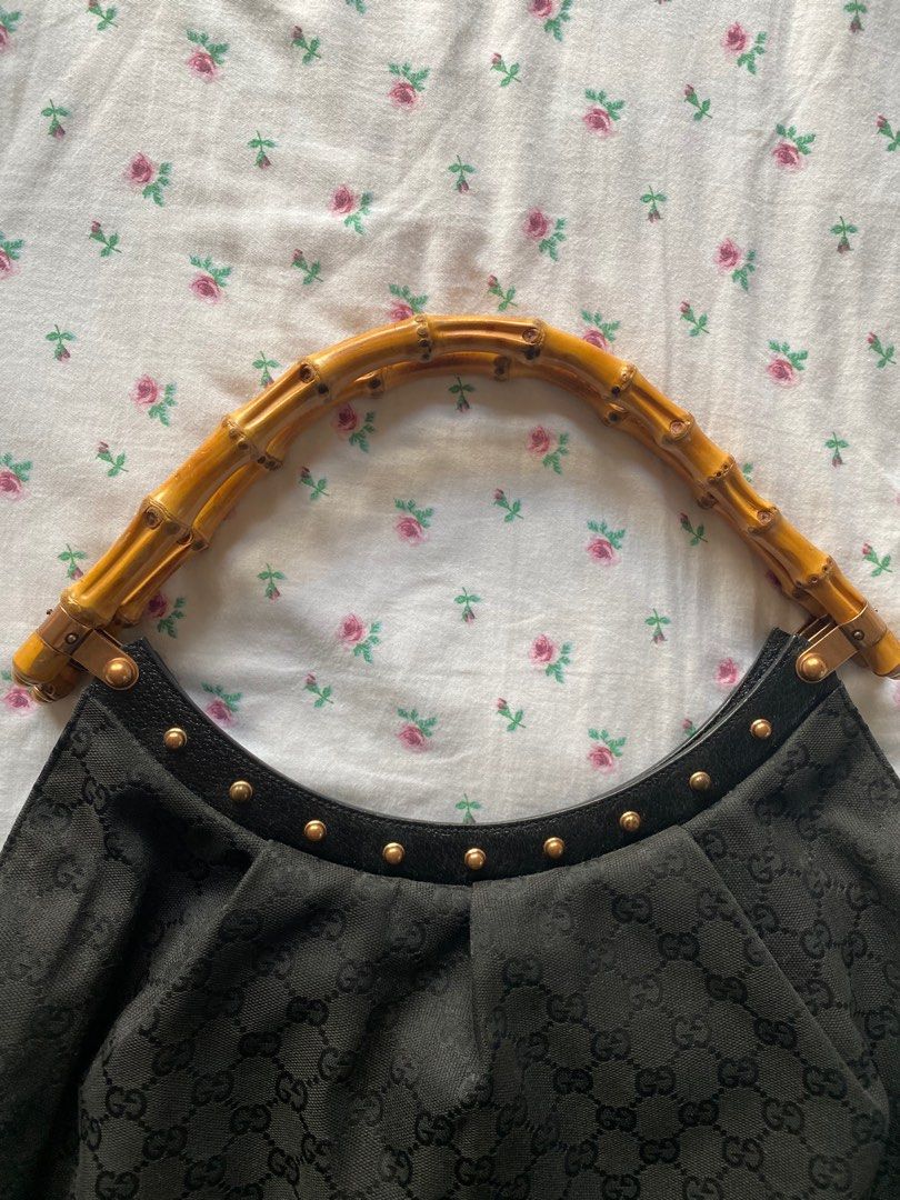 Gucci Bamboo Handle - Authentic (Category: Luxury Bags & Wallets) located in Paranaque City. Submitted by fancyshit (Listing ID 1194617449, Image 3). Description: Lightly used Gucci Bamboo handle. With serial code. Slightly Negotiable. MOP: Gcash/BDO MOD: Lalamove/Gogo Express.