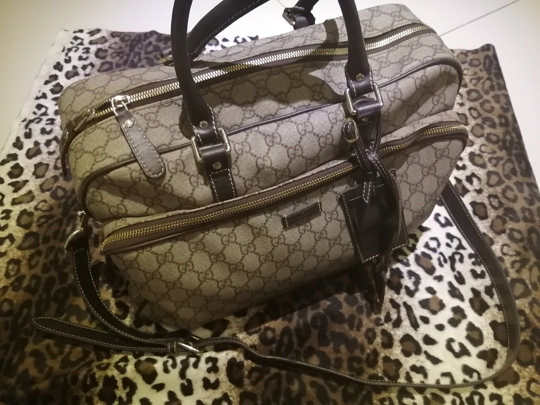 Gucci travel bag, Luxury, Bags & Wallets on Carousell