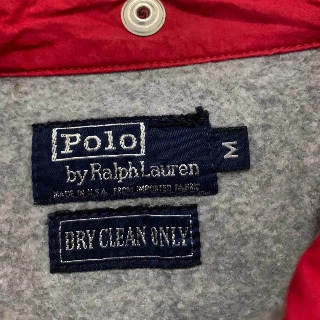 HARRINGTON POLO RALPH LAUREN RED, Fesyen Pria, Pakaian , Baju ...