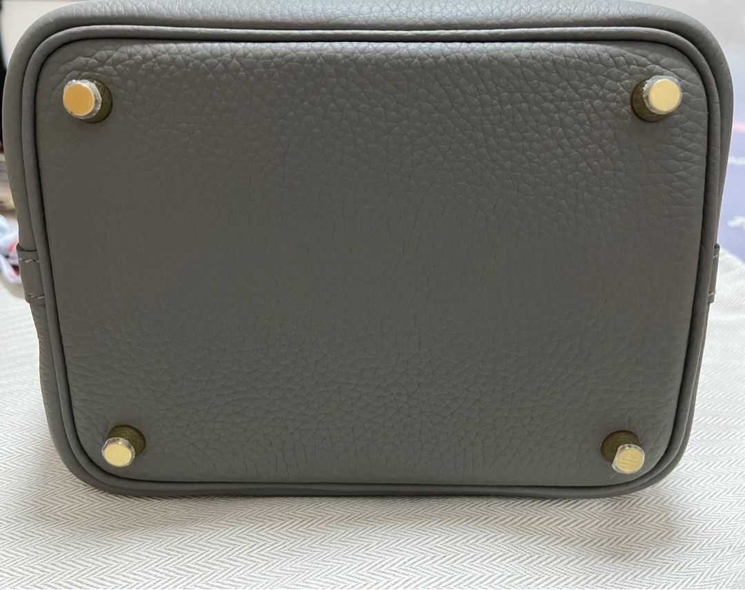 Hermes Picotin 18 0L Gris Meyer GHW brand new, 名牌, 手袋及銀包