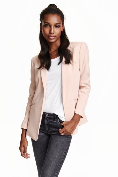 Powder top pink blazer