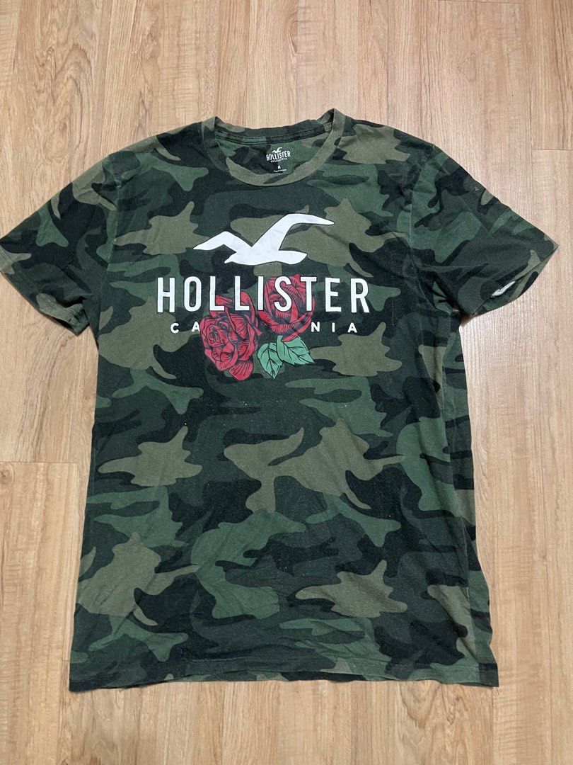 Hollister Camo tshirt Men s Fashion Tops Sets Tshirts Polo