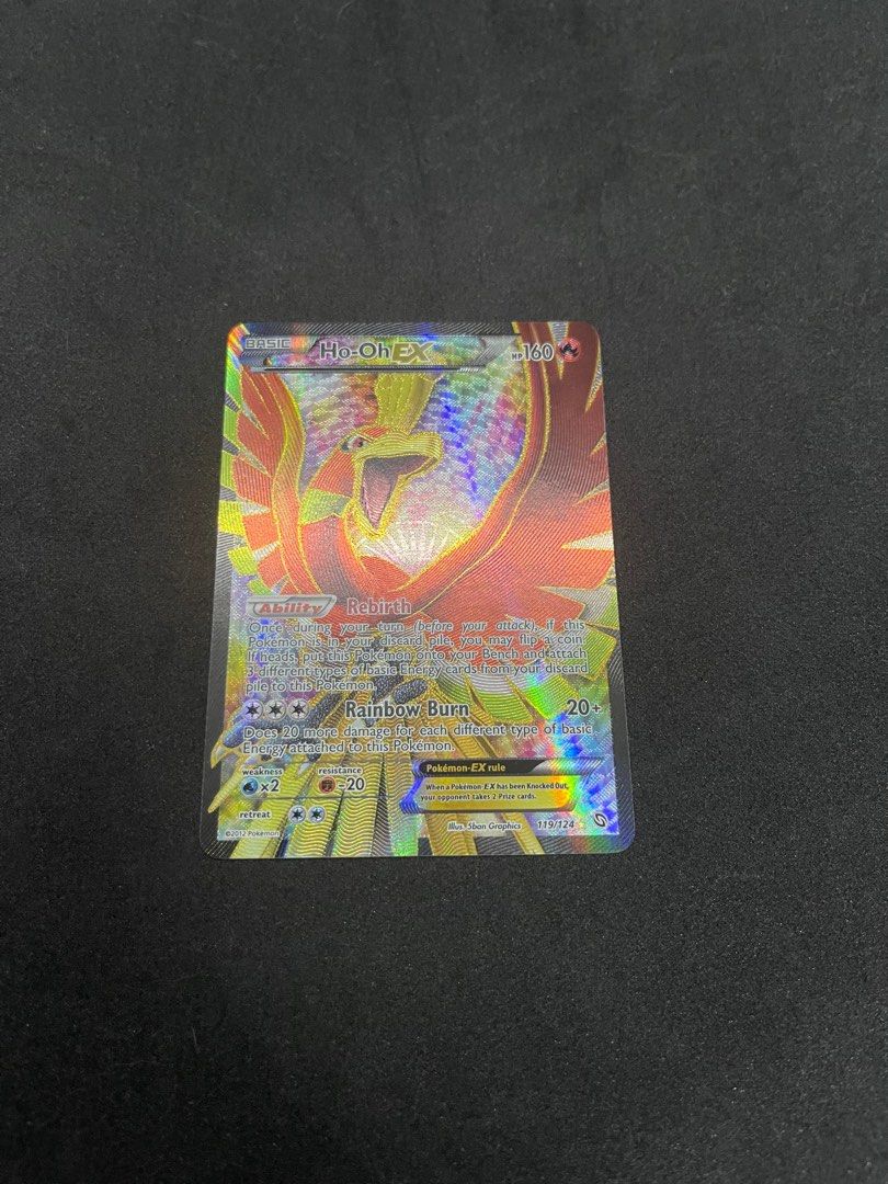 Pokemon TCG English Ho-Oh EX 22/124 Dragons Exalted LP