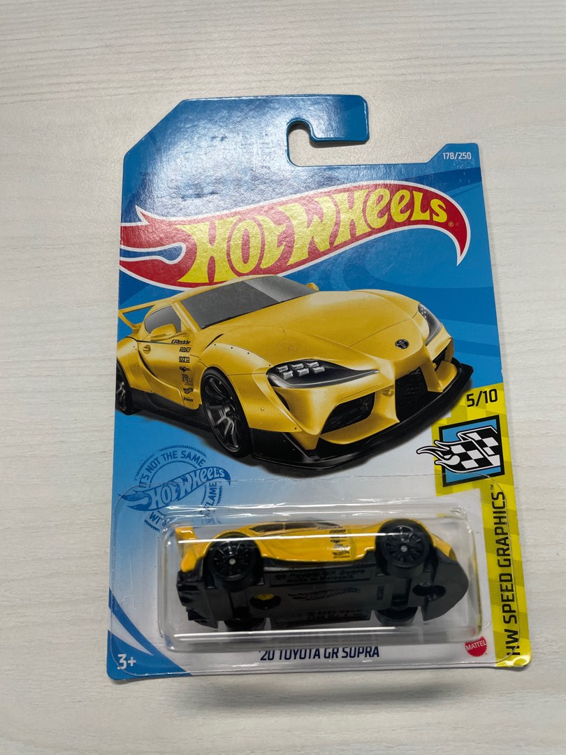 Hot wheels yellow supra, Hobbies & Toys, Toys & Games on Carousell