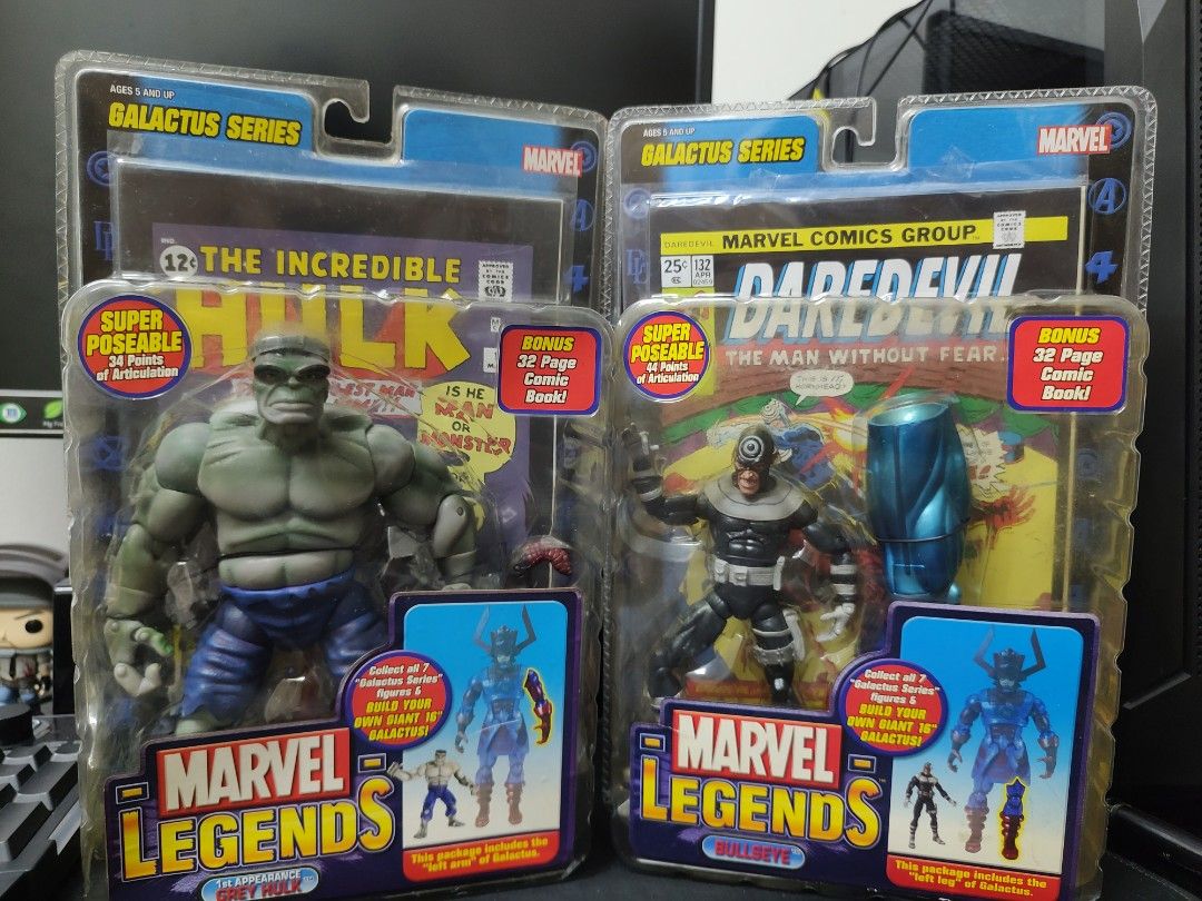 Figurine Marvel Legends Hulk – Galactus Series – 2005, Neuve Sous Blister