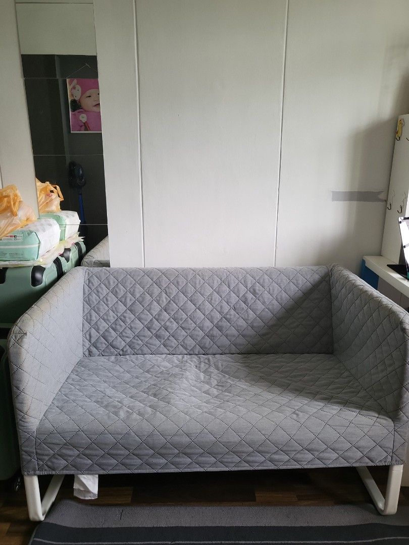Ikea knopparp sofa, Furniture &amp; Home Living, Furniture, Sofas on Carousell