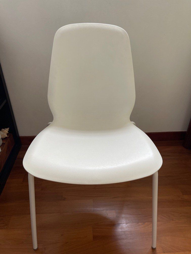 IKEA White Chair, Furniture & Home Living, Furniture, Chairs on Carousell