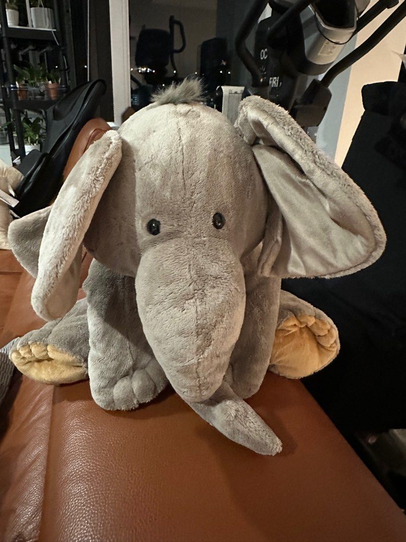 Imported Schaffer Stuffed Elephant, Hobbies & Toys, Toys & Games on  Carousell