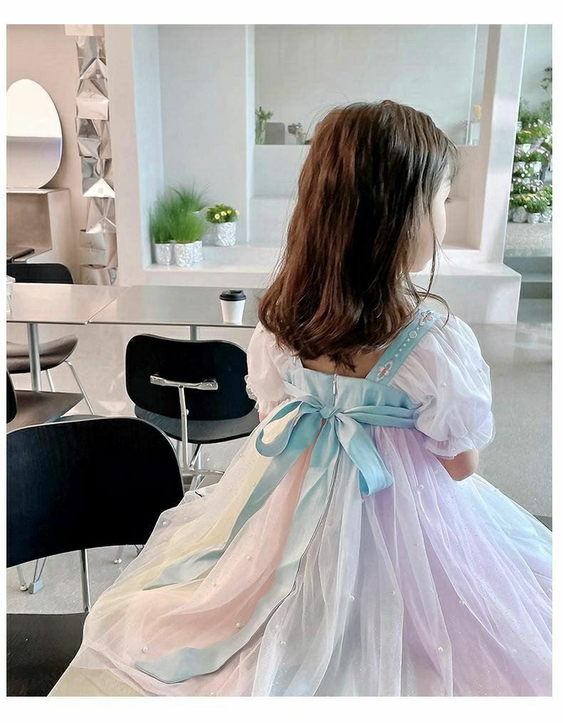 Rainbow gown hotsell for kids
