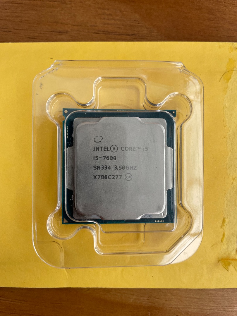 Intel Core i5 7600 (3.5GHz) CPU Processor, Computers & Tech, Parts ...