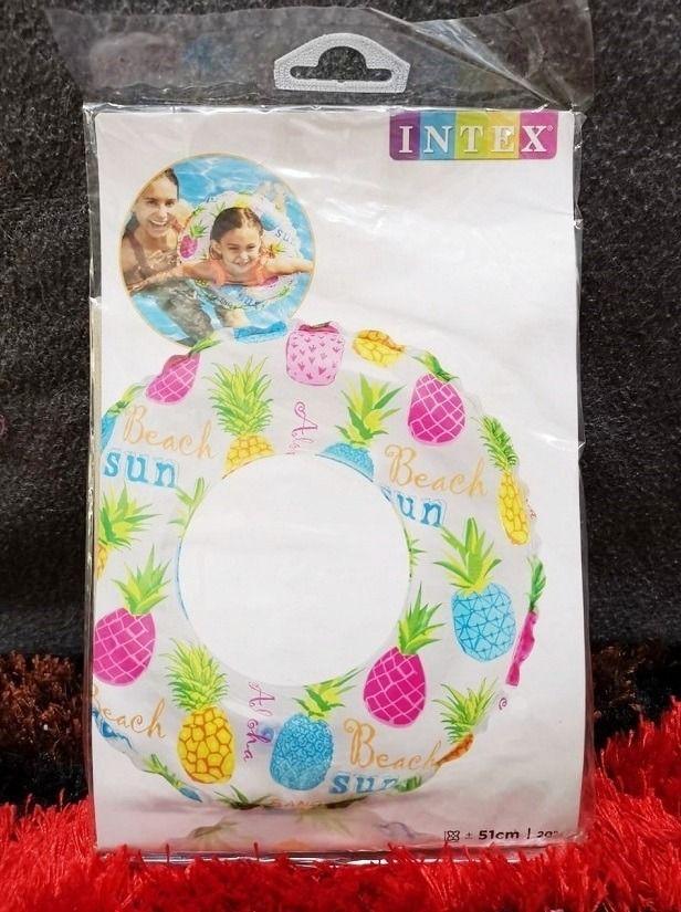 INTEX Kids 51cm Swimming Pool Float Ring. Pelampung Bulat, Sports ...