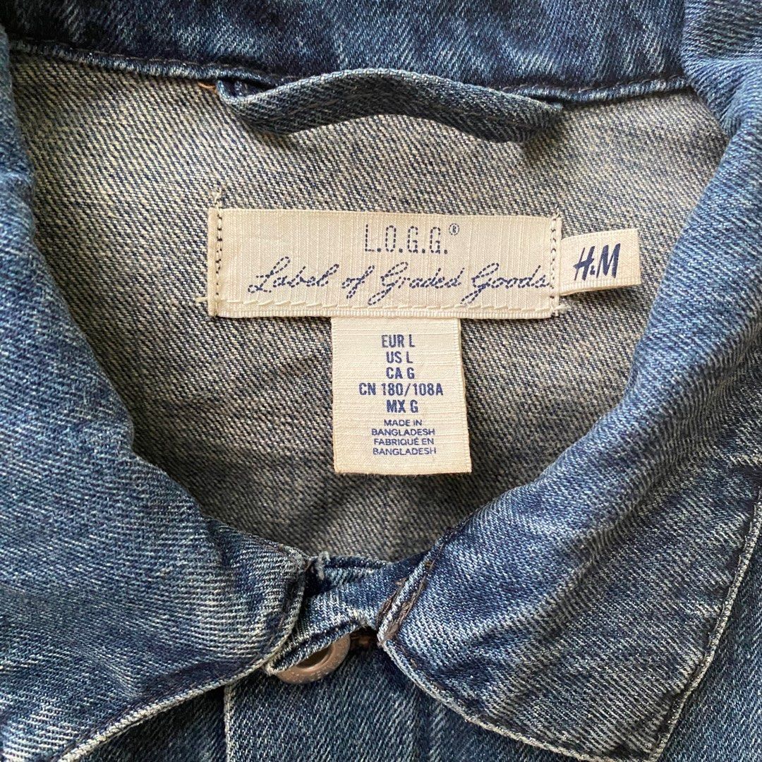 Jaket Jeans H&M Original L.O.G.G Label Of Graded good type 2 ...