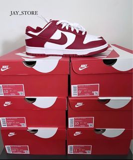 【JAY_STORE】Nike Dunk Low Gym Red 大學紅 紅白