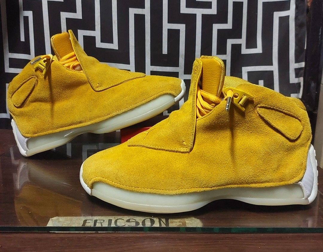 Jordan retro 18 top yellow
