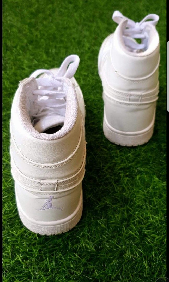 jd all white jordans