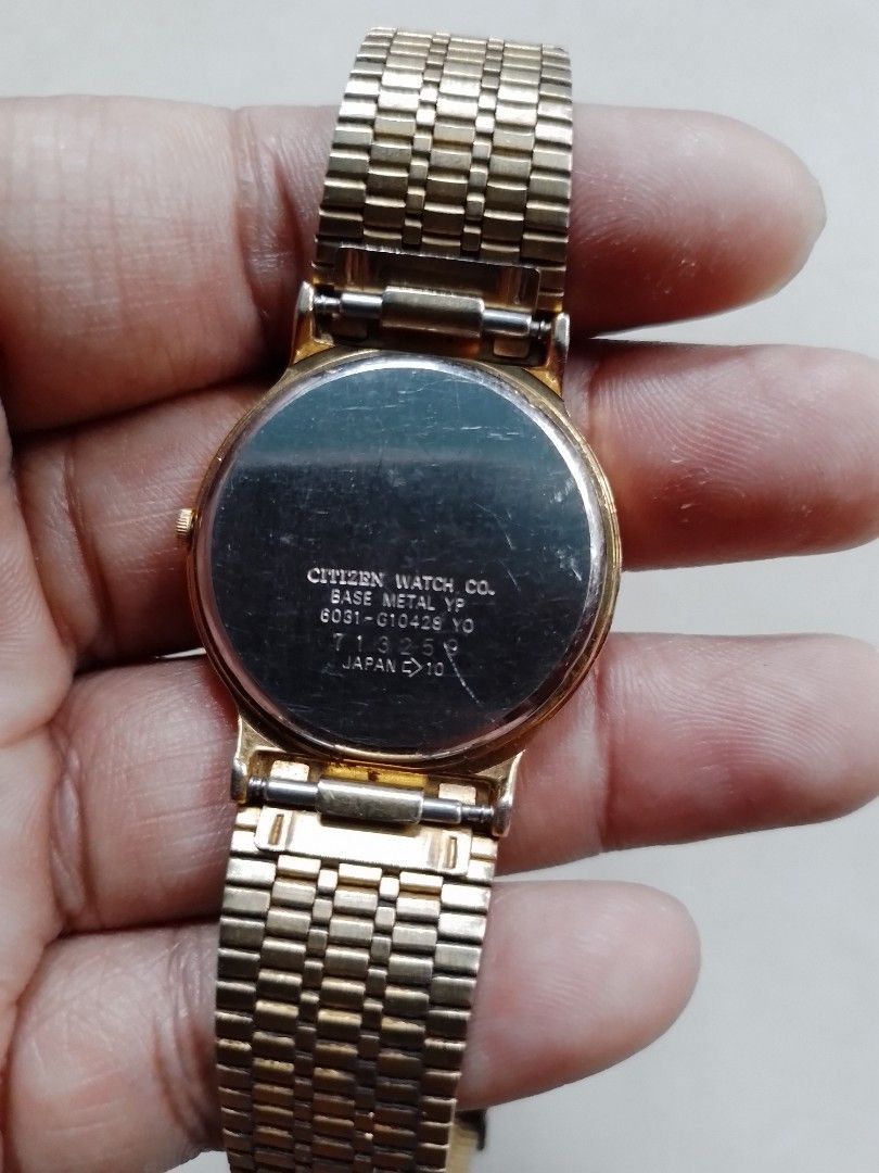 Citizen watch co shop base metal yp 6031