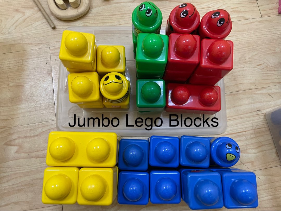 Jumbo Lego Blocks, Hobbies & Toys, Toys & Games on Carousell