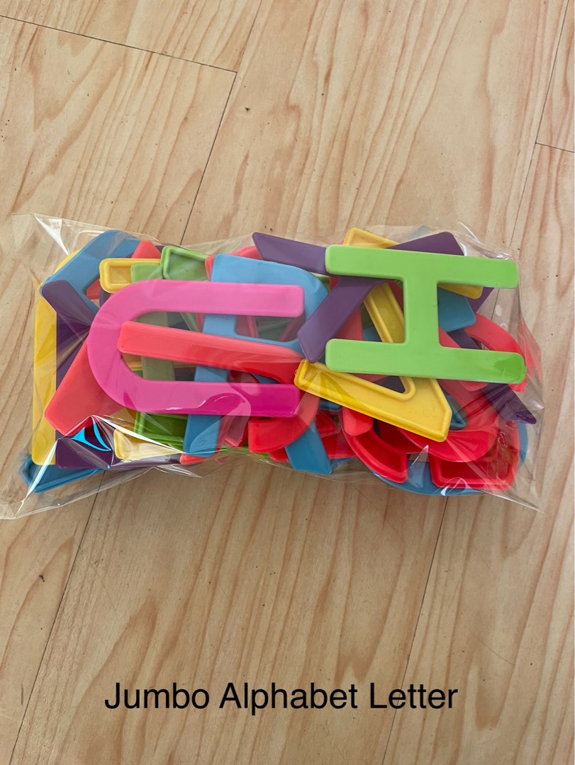 Jumbo Letters, Hobbies &amp; Toys, Toys &amp; Games on Carousell