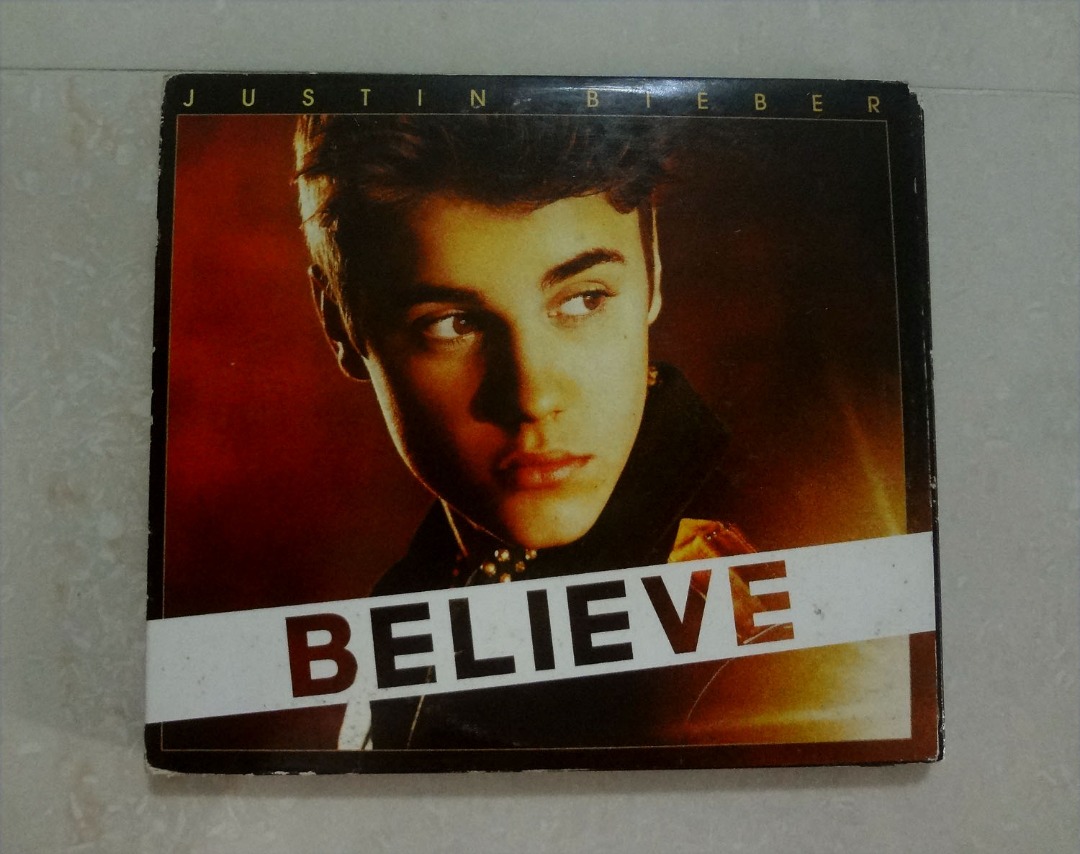 Justin Bieber CD + DVD Believe Album, Hobbies & Toys, Music & Media ...